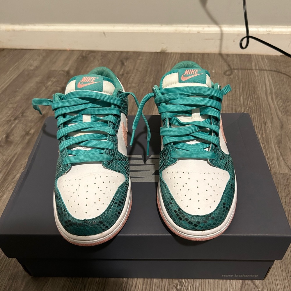 Nike dunks snake skins size 7